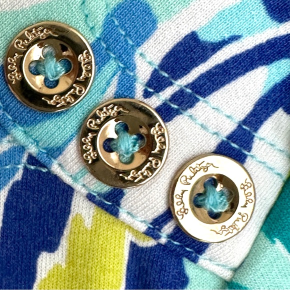 Lilly Pulitzer Sophie Pink Blue Green Tunic Dress Size Small - Picture 9 of 10